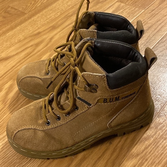 B.U.M. Equipment Women's Classic Beige Ankle Winter Boots (Size  5) Vintage 90's - Picture 8 of 12